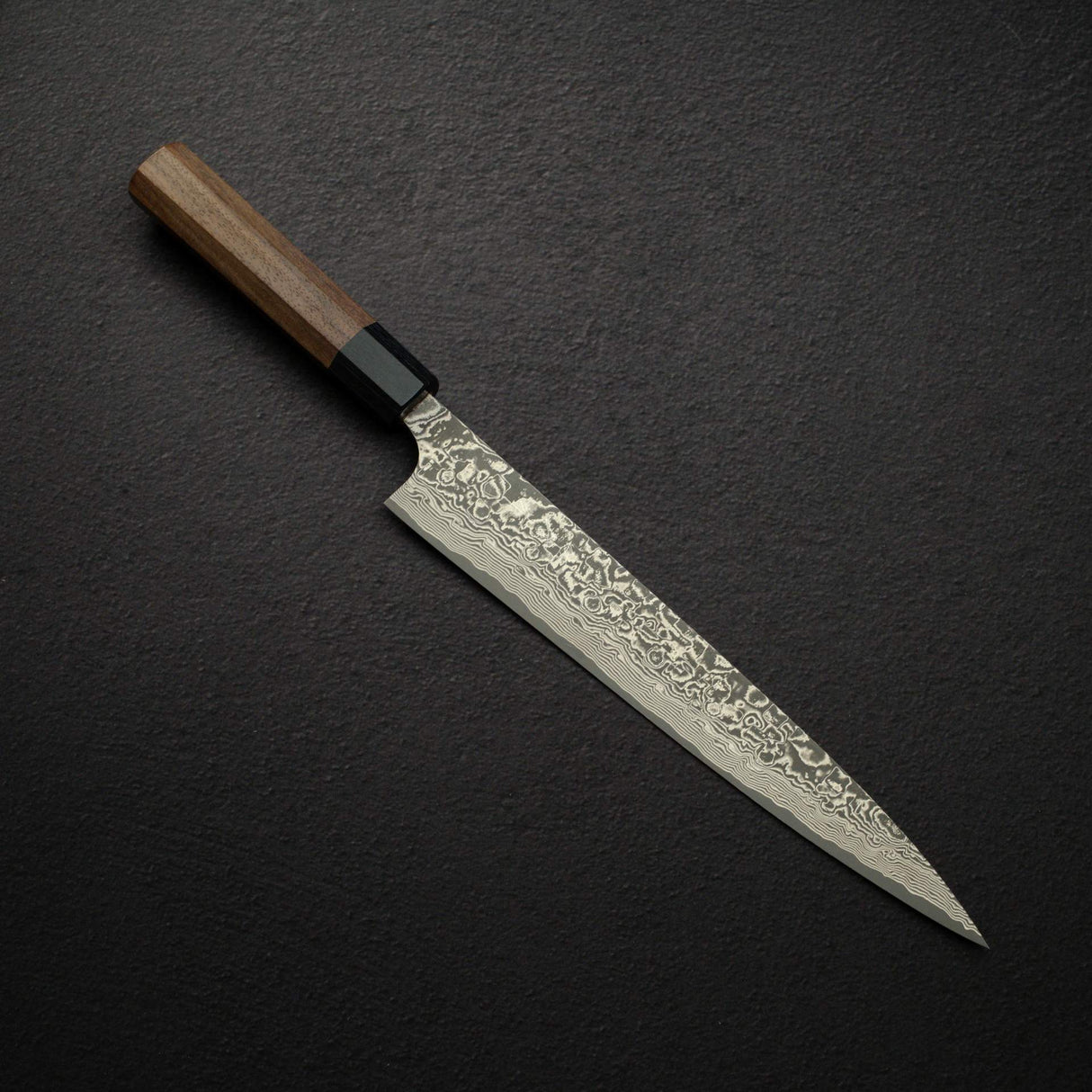 佐治武士 SG2 鋼 黑大馬士革 筋引 240mm 紫檀木柄