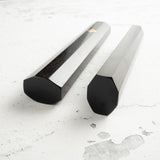 烏木鑲方形馬賽克銷細八角和柄