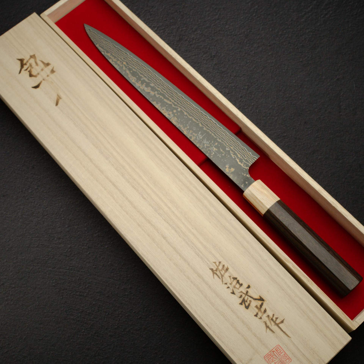 佐治武士 VG10 鋼 大馬士革金紋 筋引 270mm