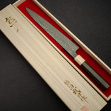佐治武士 VG10 鋼 大馬士革金紋 筋引 270mm