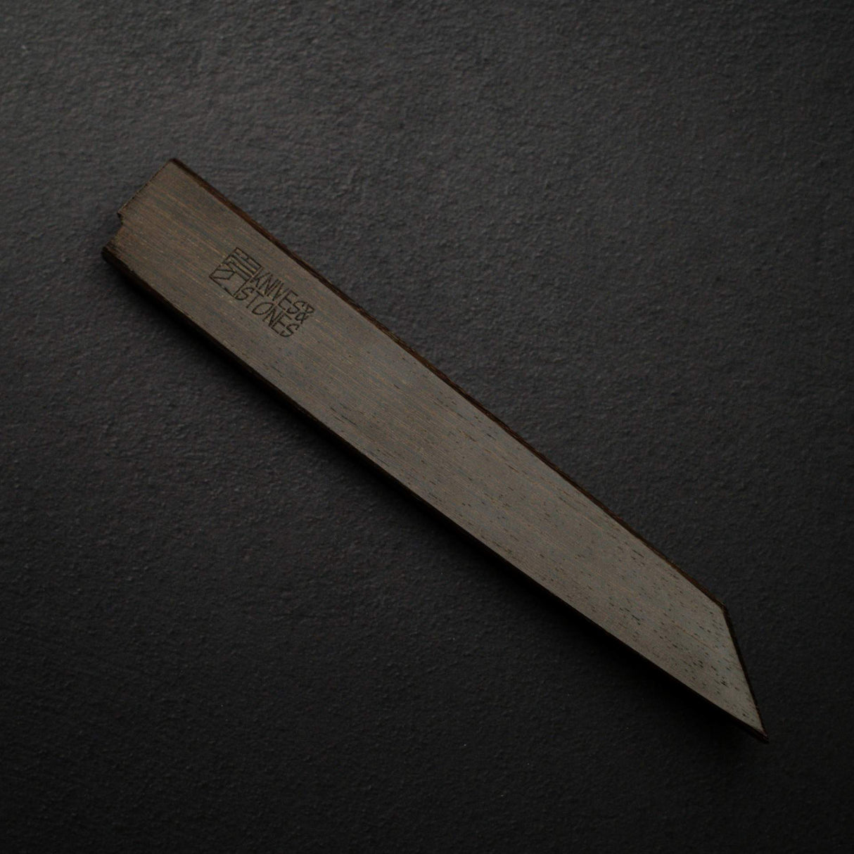 K&S Kritsuke (K-tip) Yanagiba Hardwood  Saya, Left Handed Standard Profile