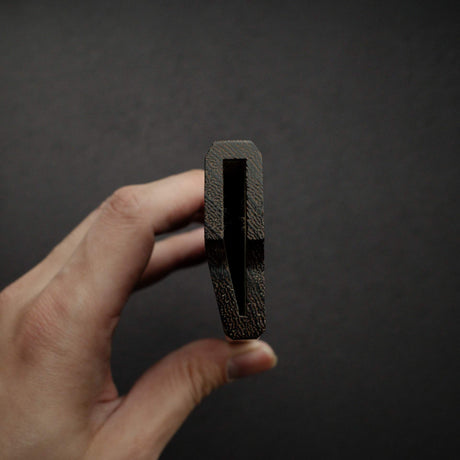 Knives and Stones 岩刃社 先丸章引刀鞘 硬木刀鞘 左手用標準刃型