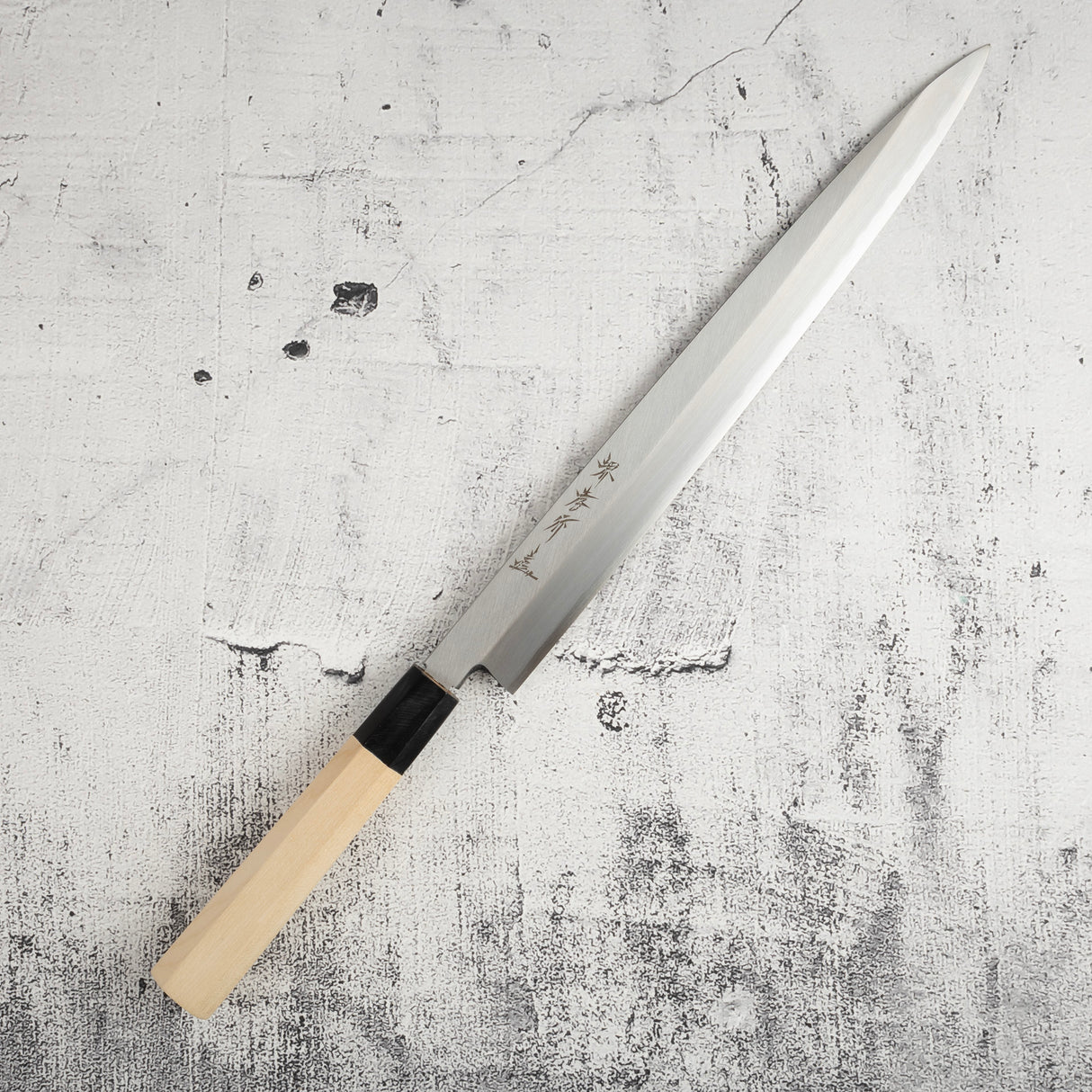 Sakai Takayuki Gintan Ginsanko Yanagiba 270/300mm 豪木手柄