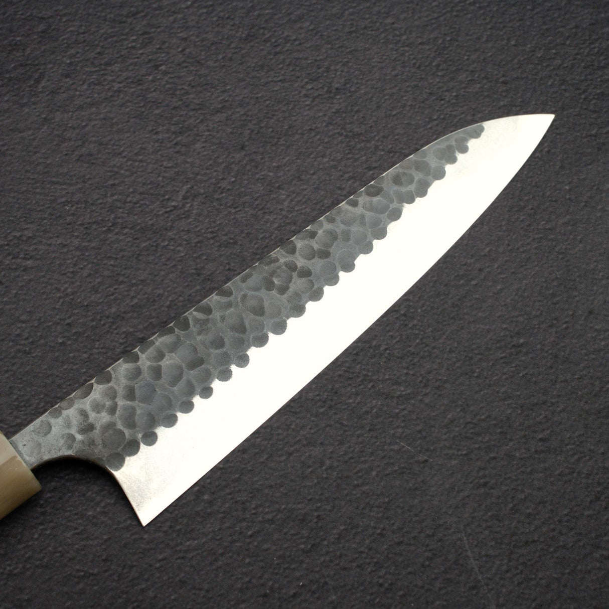 昌景 Koishi AS 牛刀 210mm 超級青鋼 黑打 鎚目 Knives and Stones 岩刃社 Hearted-shaped 鐵木 Handle
