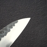 昌景 Koishi AS 牛刀 210mm 超級青鋼 黑打 鎚目 Knives and Stones 岩刃社 Hearted-shaped 鐵木 Handle