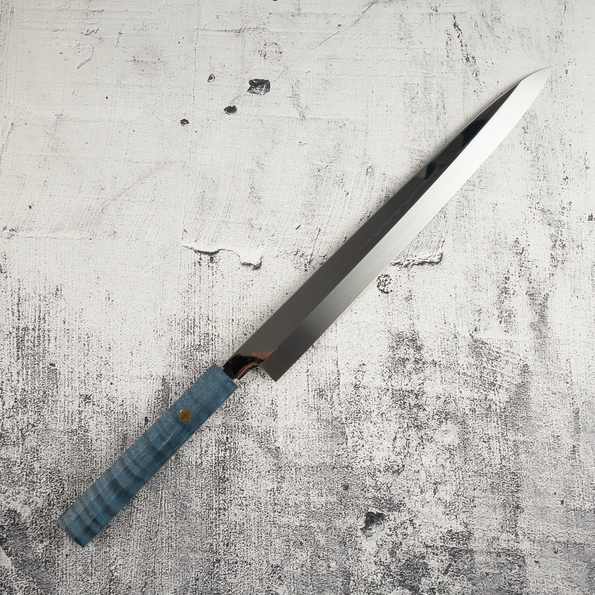 玄海正国　先丸蛸引き　尺1　全鏡面　白鋼 玄海正國– Knives and Stones