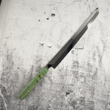 珍品：池田美和一 White #1 水本燒先丸蛸引 330mm 富士山刃文