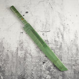 珍品：池田美和一 White #1 水本燒先丸蛸引 330mm 富士山刃文