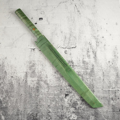 珍品：池田美和一 White #1 水本燒先丸蛸引 330mm 富士山刃文