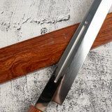 珍稀：池田義一 Blue #1 水本燒K型柳刃300mm 血槽 Pau Rosa套裝