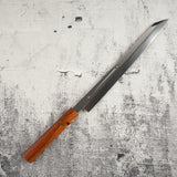 珍稀：池田義一 Blue #1 水本燒K型柳刃300mm 血槽 Pau Rosa套裝