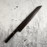 珍稀：池田義一 Blue #1 水本燒K型柳刃300mm 血槽烏木套裝