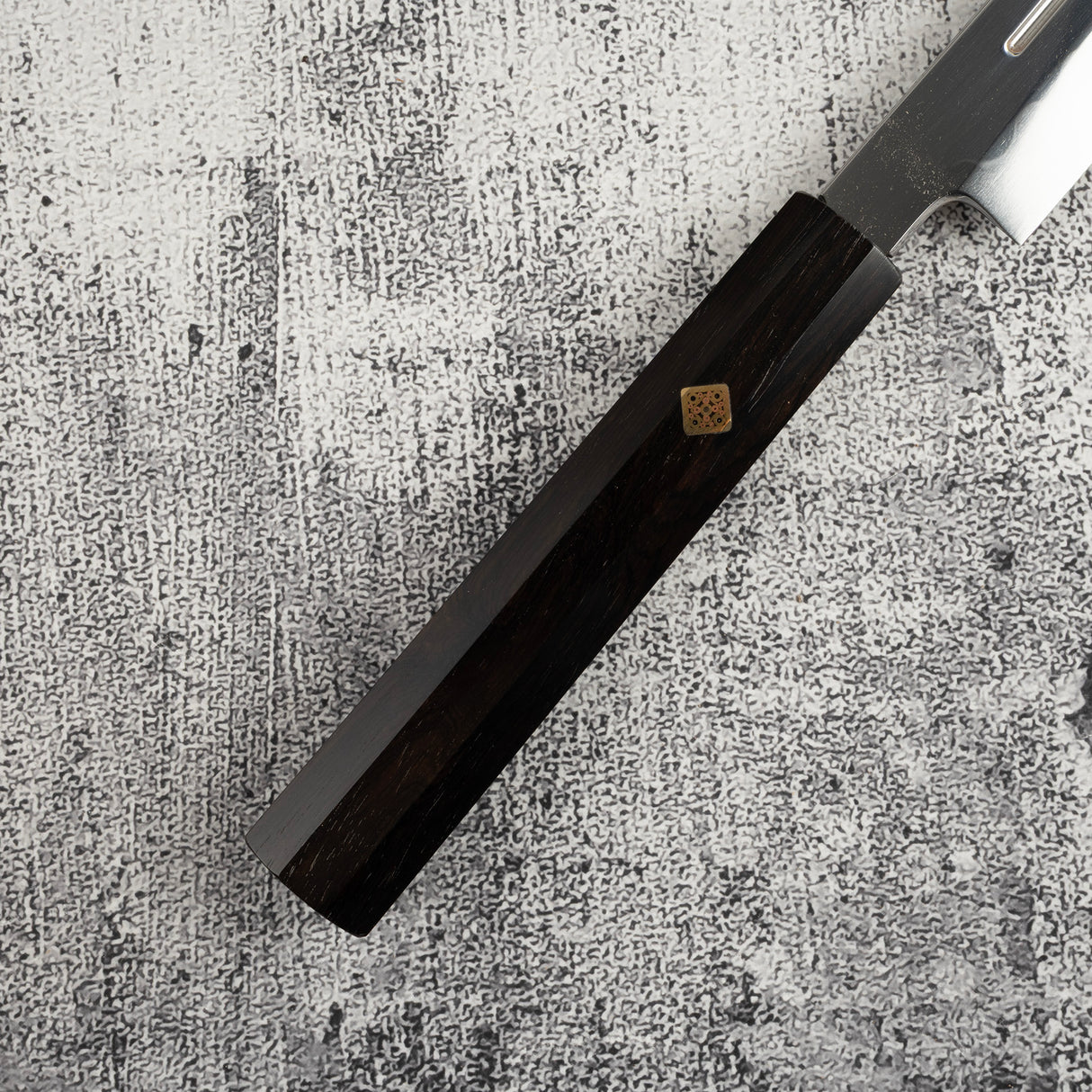 珍稀：池田義一 Blue #1 水本燒K型柳刃300mm 血槽烏木套裝