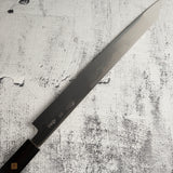 珍稀：池田義一 Blue #1 水本燒K型柳刃300mm 血槽烏木套裝