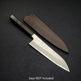 Nigara VG10 Damascus Tsuchime Gyuto 210mm Black Chacate Handle