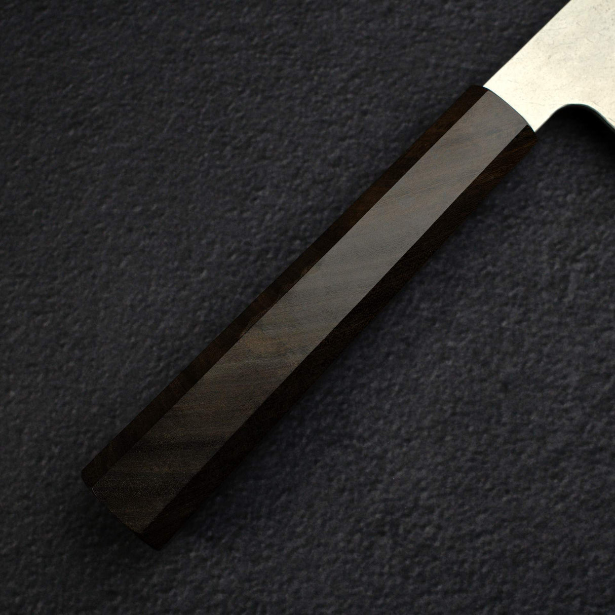 Nigara VG10 Damascus Tsuchime Gyuto 210mm Black Chacate Handle