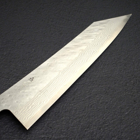 二唐 VG-10 大馬士革 鎚目 切付牛刀 240mm Black Chacate Handle