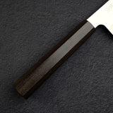 Nigara VG10 Damascus Tsuchime K-tip Gyuto 240mm Black Chacate Handle