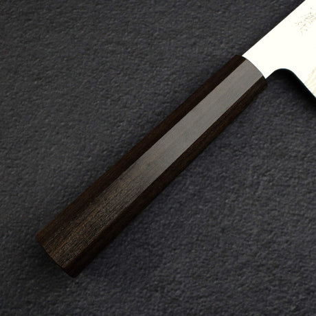 二唐 VG-10 大馬士革 鎚目 切付牛刀 240mm Black Chacate Handle
