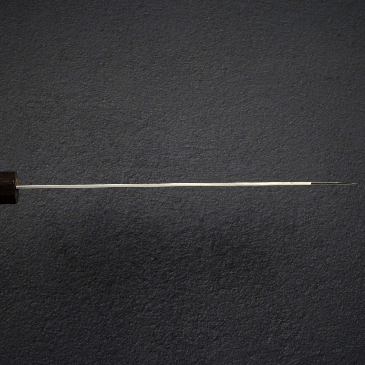 Nigara VG10 Damascus Tsuchime K-tip Gyuto 240mm Black Chacate Handle