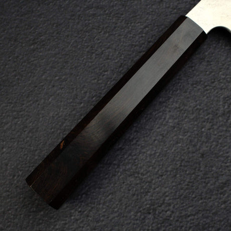 二唐 VG-10 大馬士革 鎚目 切付牛刀 210mm Black Chacate Handle