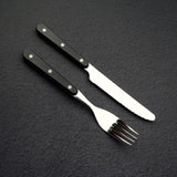 Seki Sekikanetsugu Stainless Steel Steak Knife & Folk Set