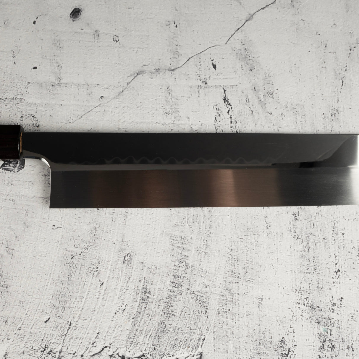 珍品：玄海正國（玄海正國）White 2 本燒薄刃 240mm 黑檀套組