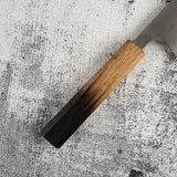 松原藍二號 三德刀 170mm 梨地燒栗木柄