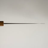 松原藍二號 三德刀 170mm 梨地燒栗木柄