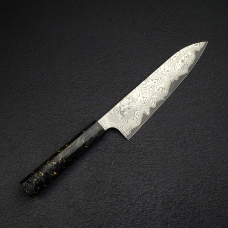 Hatsukokoro x Nigara VG XEOS Kurozome Damascus Gyuto 210mm w/ Saya