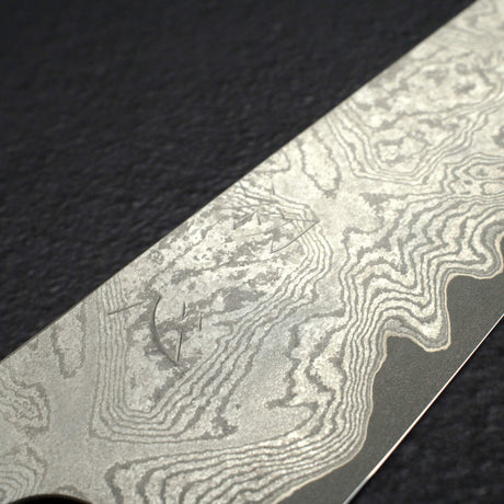 Hatsukokoro x Nigara VG XEOS Kurozome Damascus Gyuto 210mm w/ Saya