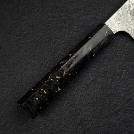 Hatsukokoro x Nigara VG XEOS Kurozome Damascus Gyuto 210mm w/ Saya