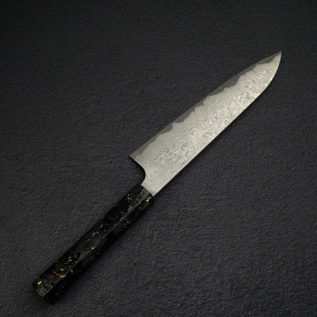 Hatsukokoro x Nigara VG XEOS Kurozome Damascus Gyuto 210mm w/ Saya