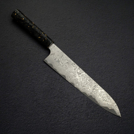 Hatsukokoro x Nigara VG XEOS Kurozome Damascus Gyuto 240mm  w/ Saya