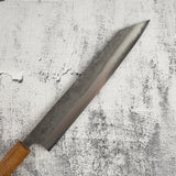 Matsubara Blue 2 K-tip Sujihiki 240mm Nashiji Burnt Kashi