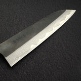 Naoto 青鋼一號 大馬士革 黑打 三德刀 180mm