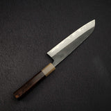 Naoto 青鋼一號 大馬士革 黑打 三德刀 180mm
