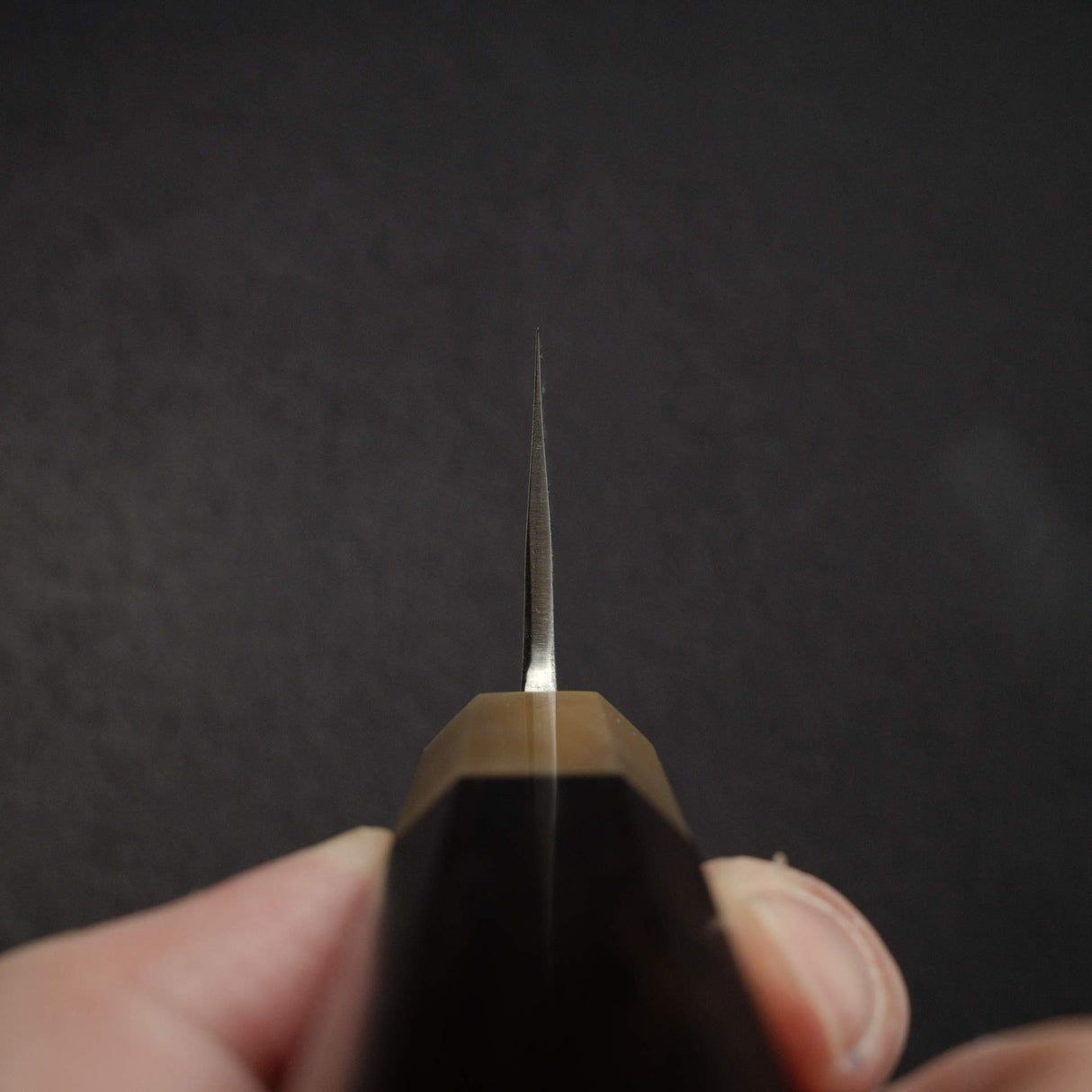 Naoto 青鋼一號 大馬士革 黑打 三德刀 180mm