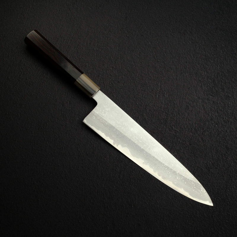 田中義一 白鋼一號 大馬士革 牛刀 240mm