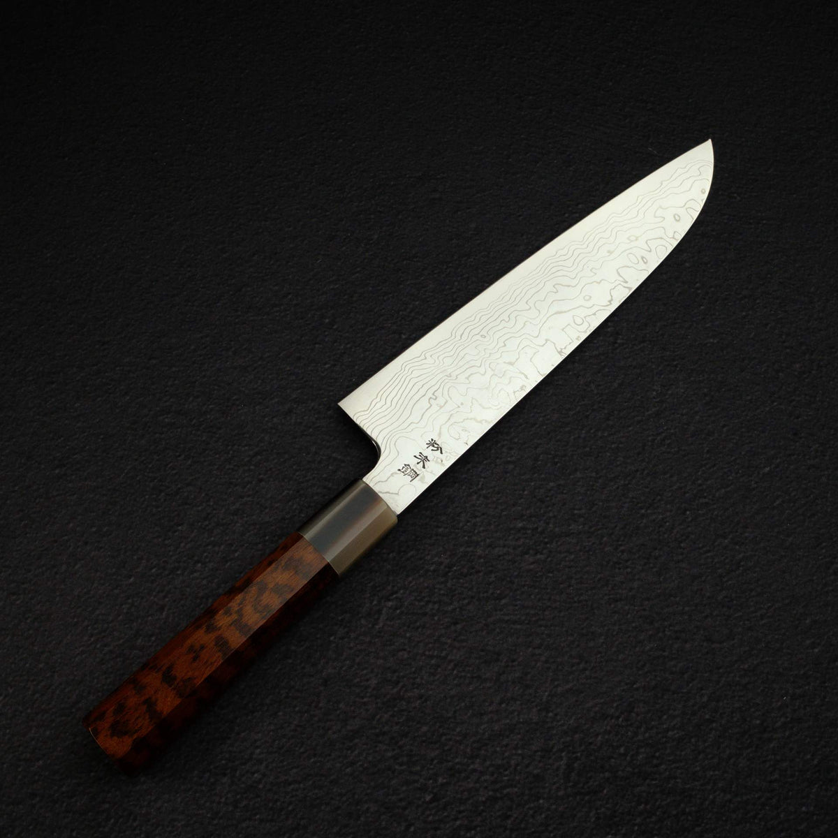 佑成 SG2 大馬士革 三德刀 190mm 搭配蛇紋木柄