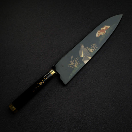 佐治武士 Maki-e 漆塗 VG-10W 牛刀 210mm
