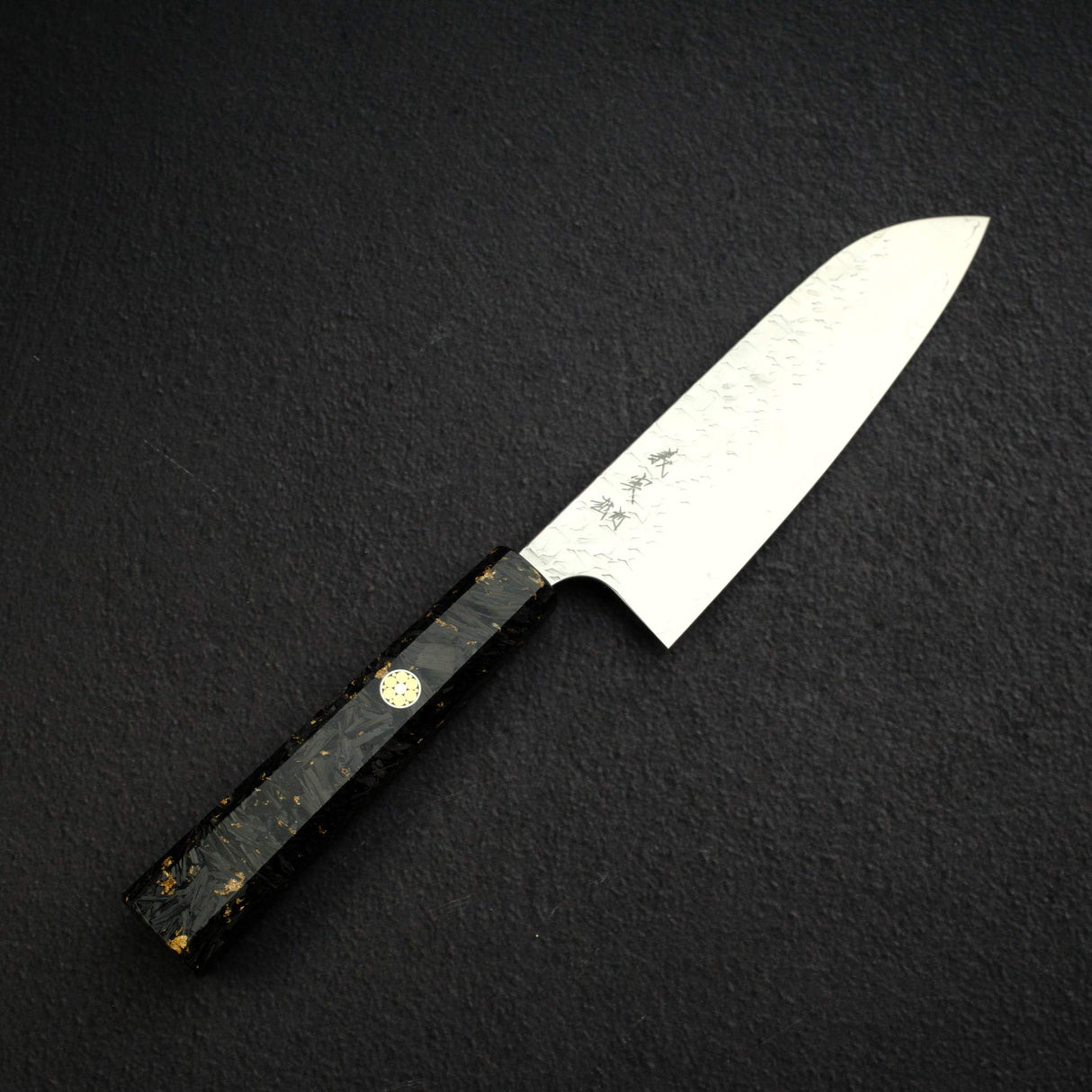 加藤義實 Hyo SG2 三德刀 170mm, Carbon Fibre Handle