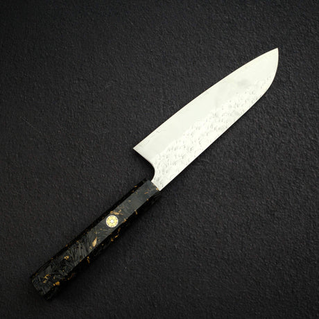 加藤義實 Hyo SG2 三德刀 170mm, Carbon Fibre Handle