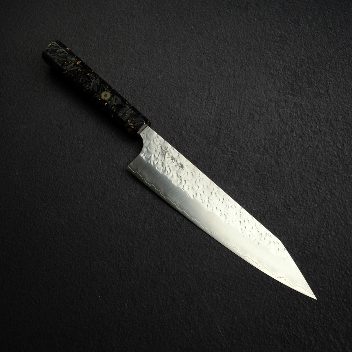加藤義實 Hyo SG2 切付牛刀 210mm, Carbon Fibre Handle