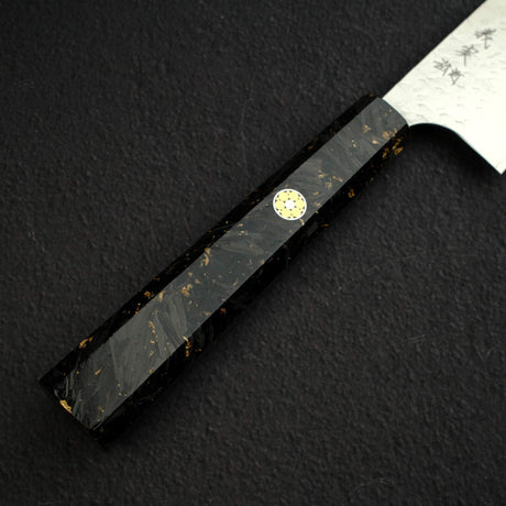 加藤義實 Hyo SG2 切付牛刀 210mm, Carbon Fibre Handle