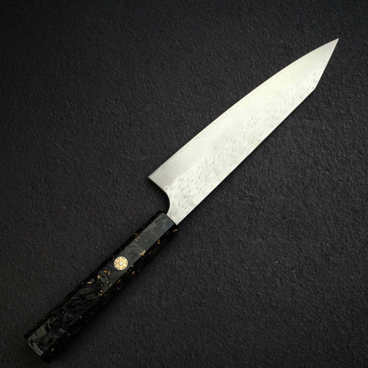 加藤義實 Hyo SG2 切付牛刀 210mm, Carbon Fibre Handle
