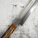 珍稀：池田義一 Blue #1 水本燒K型柳刃300mm 血槽 Pau Rosa套裝