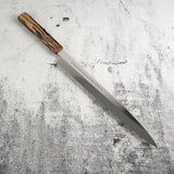 珍稀：池田義一 Blue #1 水本燒K型柳刃300mm 血槽 Pau Rosa套裝