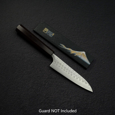 安立 青鋼二號 鎚目 小刀 120mm 黑檀木把手