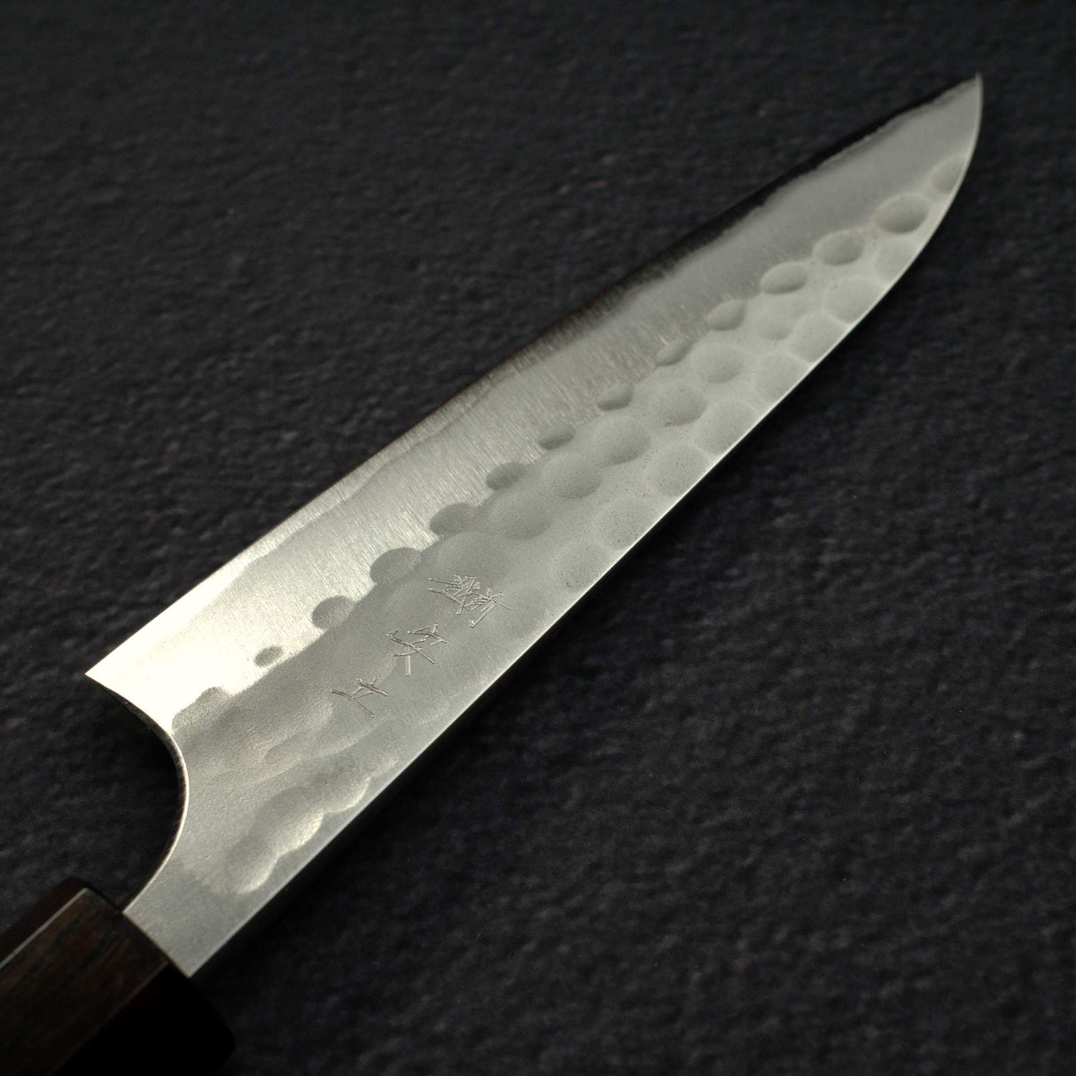 Anryu Blue 2 Tsuchime Petty 120mm Ebony Handle